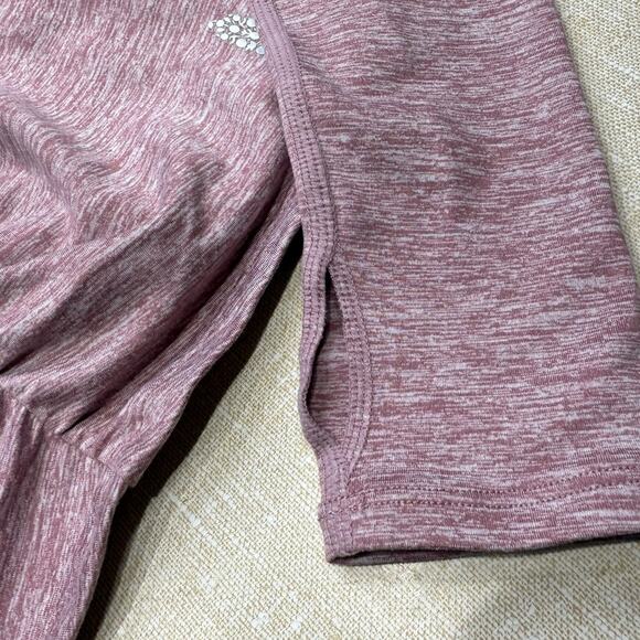 Free People Movement Swerve Crop Top Heather Mauve Small - Picture 8 of 11